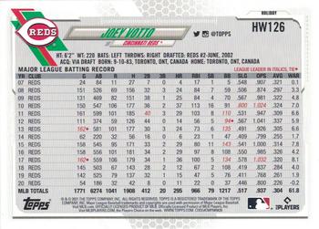 2021 Topps Holiday #HW126 Joey Votto Back
