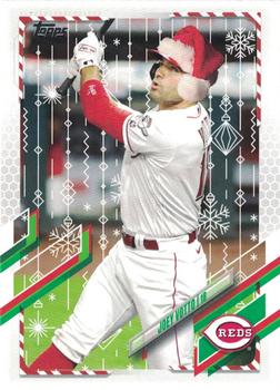 2021 Topps Holiday #HW126 Joey Votto Front