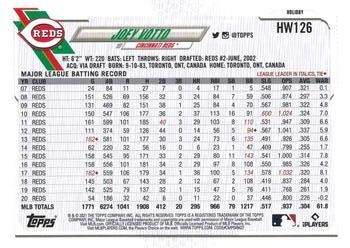 2021 Topps Holiday #HW126 Joey Votto Back