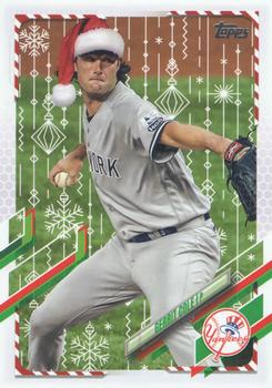 2021 Topps Holiday #HW220 Gerrit Cole Front