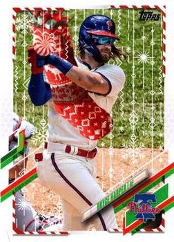 2021 Topps Holiday #HW50 Bryce Harper Front
