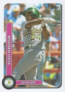 2021 Topps Brooklyn Collection #23 Rickey Henderson Front