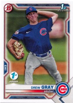 2021 Bowman Draft 1st Edition #BD-35 Drew Gray Front