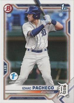 2021 Bowman Draft 1st Edition #BD-46 Izaac Pacheco Front