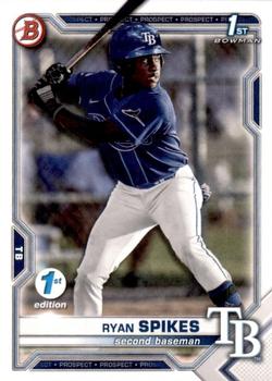 2021 Bowman Draft 1st Edition #BD-63 Ryan Spikes Front