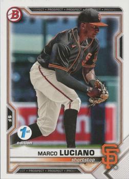 2021 Bowman Draft 1st Edition #BD-131 Marco Luciano Front