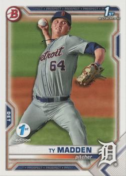 2021 Bowman Draft 1st Edition #BD-152 Ty Madden Front