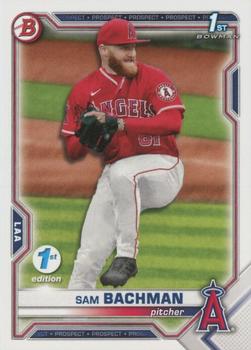 2021 Bowman Draft 1st Edition #BD-196 Sam Bachman Front