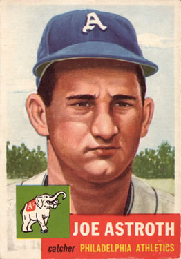 1953 Topps #103 Joe Astroth Front