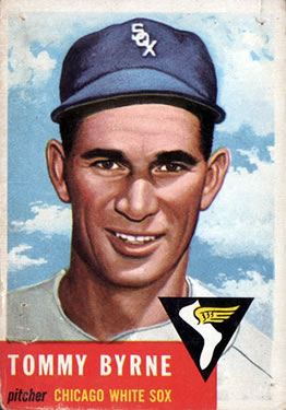 1953 Topps #123 Tommy Byrne Front