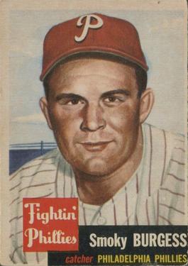 1953 Topps #10 Smoky Burgess Front