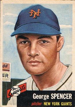 1953 Topps #115 George Spencer Front
