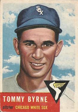1953 Topps #123 Tommy Byrne Front