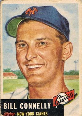 1953 Topps #126 Bill Connelly Front