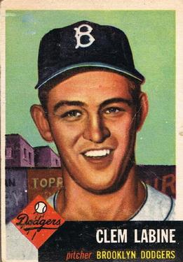1953 Topps #14 Clem Labine Front