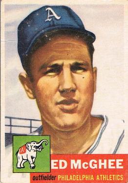 1953 Topps #195 Ed McGhee Front