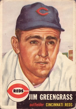 1953 Topps #209 Jim Greengrass Front