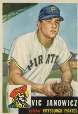 1953 Topps #222 Vic Janowicz Front