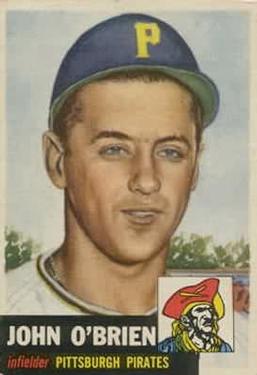 1953 Topps #223 Johnny O'Brien Front