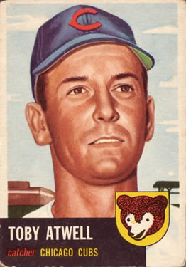 1953 Topps #23 Toby Atwell Front