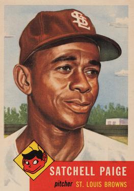 1953 Topps #220 Satchel Paige Front