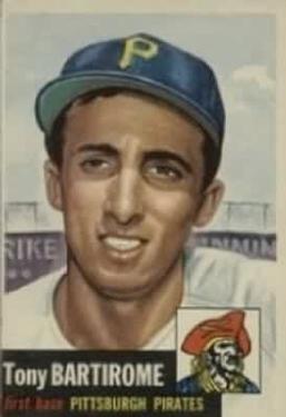 1953 Topps #71 Tony Bartirome Front