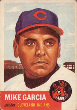 1953 Topps #75 Mike Garcia Front