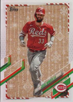 2021 Topps Holiday - Metallic Holiday #HW44 Jesse Winker Front