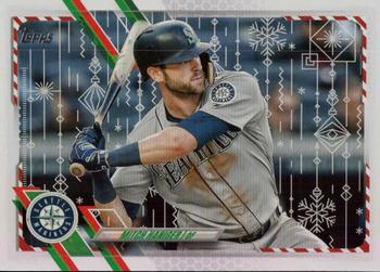 2021 Topps Holiday - Metallic Holiday #HW54 Mitch Haniger Front