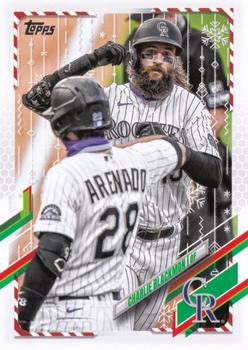 2021 Topps Holiday - Metallic Holiday #HW63 Charlie Blackmon Front