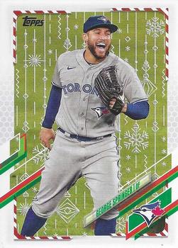 2021 Topps Holiday - Metallic Holiday #HW93 George Springer Front