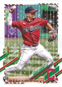 2021 Topps Holiday - Metallic Holiday #HW96 Andres Gimenez Front