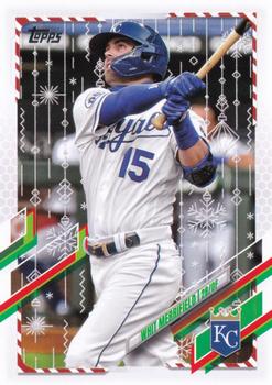 2021 Topps Holiday - Metallic Holiday #HW97 Whit Merrifield Front