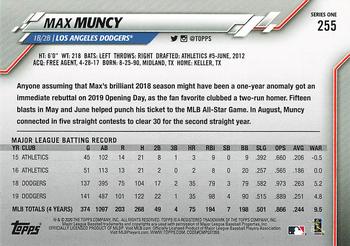 2020 Topps - Celebration of the Decades #255 Max Muncy Back