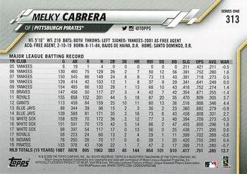 2020 Topps - Celebration of the Decades #313 Melky Cabrera Back