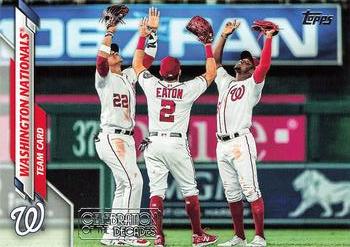 2020 Topps - Celebration of the Decades #329 Washington Nationals Front