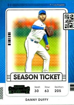 2021 Panini Contenders - Green #97 Danny Duffy Front