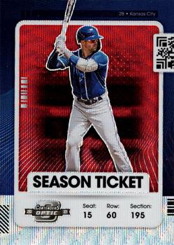2021 Panini Contenders - Optic Red Wave #30 Whit Merrifield Front
