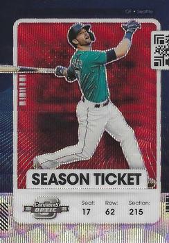 2021 Panini Contenders - Optic Red Wave #83 Mitch Haniger Front