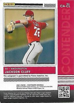 2021 Panini Contenders - Contenders Autographs #CA-CL Jackson Cluff Back