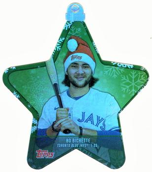2021 Topps Holiday - MLB Die Cut Star Ornaments #WHO-BB Bo Bichette Front