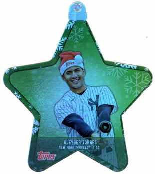2021 Topps Holiday - MLB Die Cut Star Ornaments #WHO-GT Gleyber Torres Front
