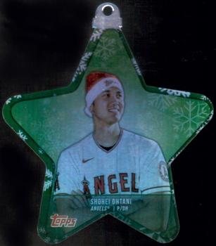 2021 Topps Holiday - MLB Die Cut Star Ornaments #WHO-SO Shohei Ohtani Front