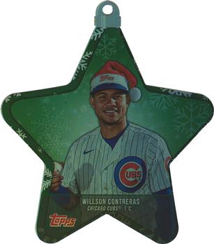2021 Topps Holiday - MLB Die Cut Star Ornaments #WHO-WC Willson Contreras Front