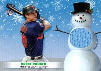 2021 Topps Holiday - Relics #WRC-BR Brent Rooker Front