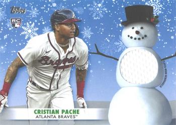 2021 Topps Holiday - Relics #WRC-CP Cristian Pache Front