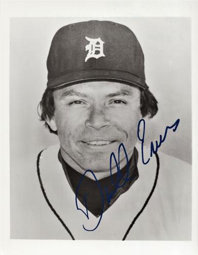 1984 Detroit Tigers B & W photos #NNO Darrell Evans Front