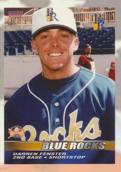 2002 Choice Wilmington Blue Rocks Early Edition Starting Lineup #04 Darren Fenster Front