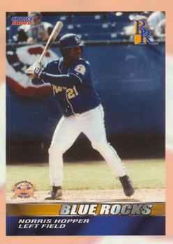 2002 Choice Wilmington Blue Rocks Early Edition Starting Lineup #07 Norris Hopper Front