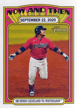 2021 Topps Heritage - Now and Then #NT-14 Jose Ramirez Front